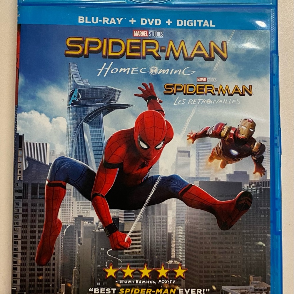 Spider-Man: Homecoming Blu-Ray + DVD + Digital | Marvel Studios